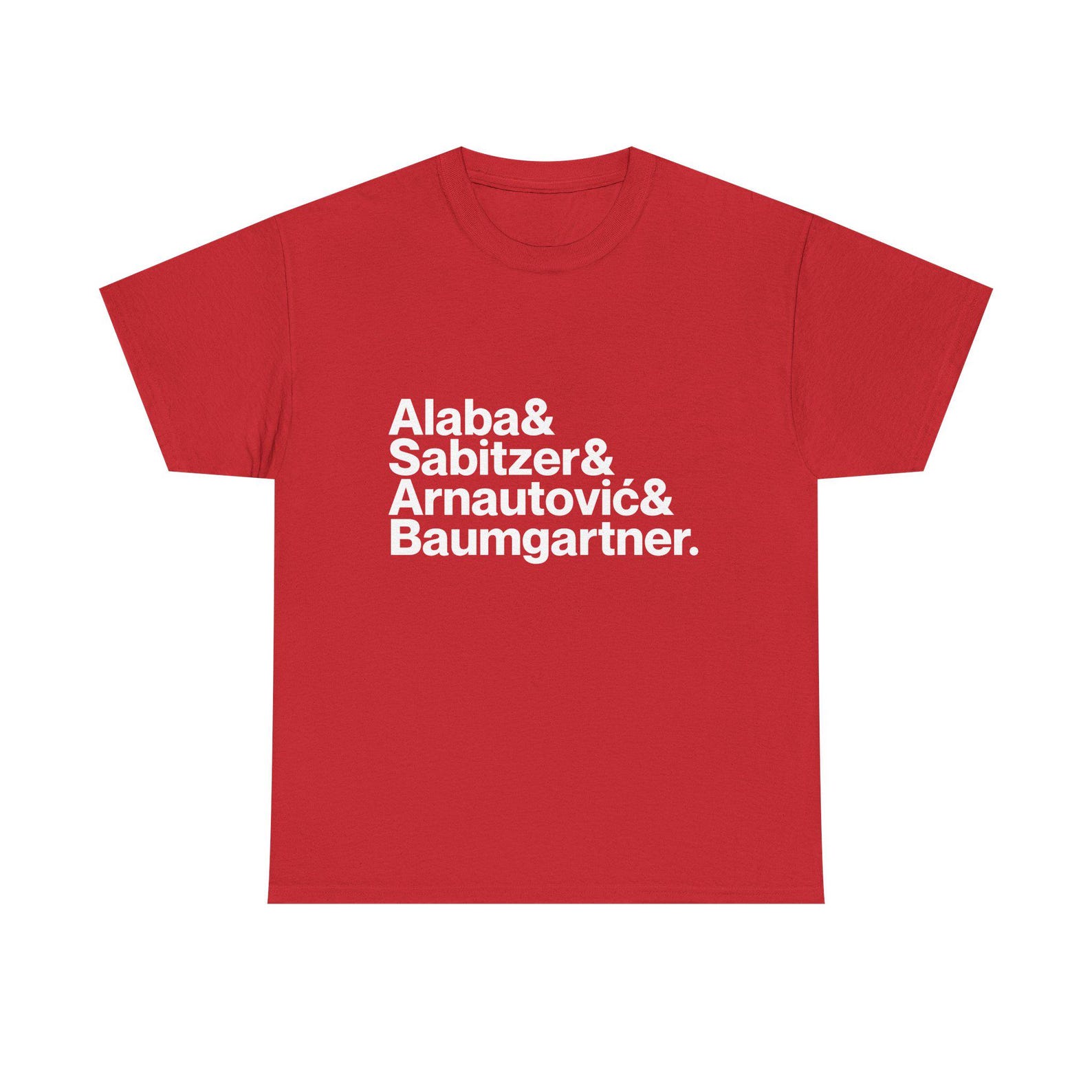 Austria World Cup 2026 Shirt - Alaba, Sabitzer, Arnautovic, Baumgartner 2XL