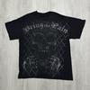 Classic Y2k Gothic Style Tshirt Print Oversized T Shirt High Street Shirts Gothic Round Neck Cotton Tops New Unisexs Unisex T Shirt