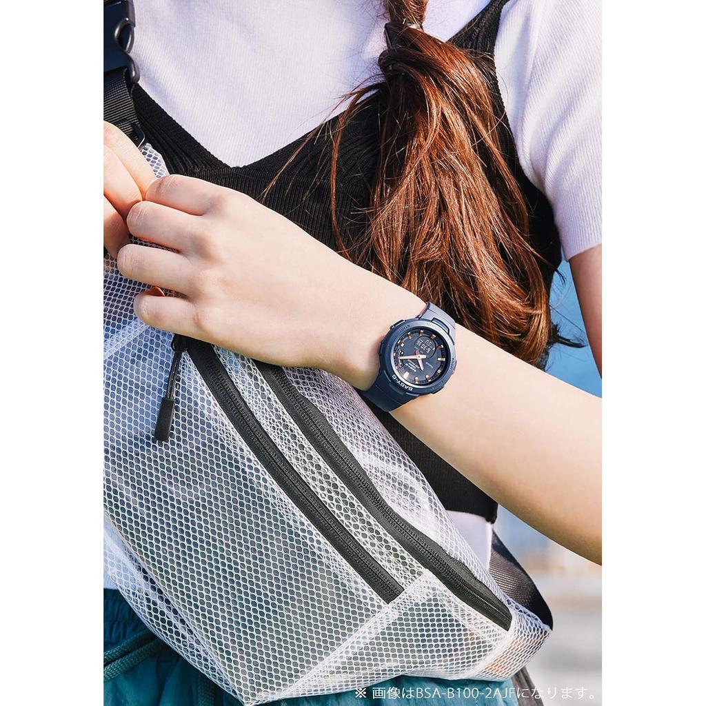Watch FOR Step Beige [Casio] Baby-G SPORTS, Counting, Bluetooth, BSA-B100-4A1JF, Women's,