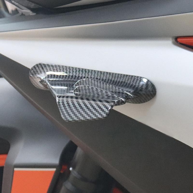 Motorrad Aerodynamische Seitenflügel Spoiler Universal ABS Verkleidung Flügel Deflektor Mehrfarbig für Street Bikes