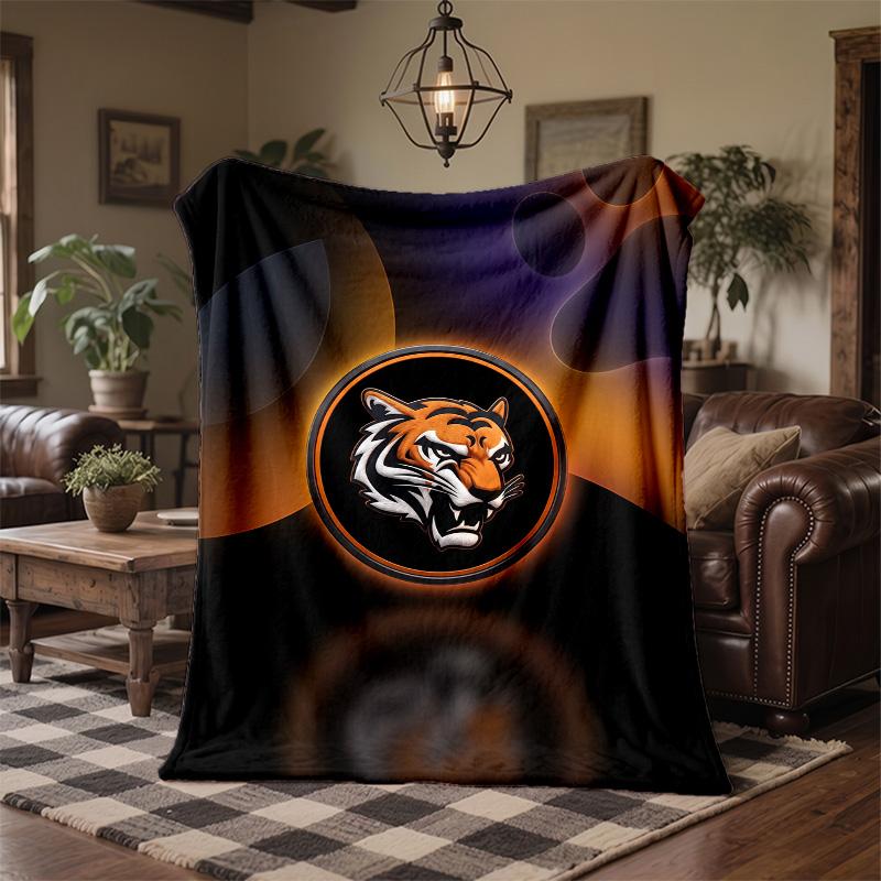 Hull City Football Print Flannel Blanket Soft Warm Sofa Bed Throw Blanket For Home Office Bedroom