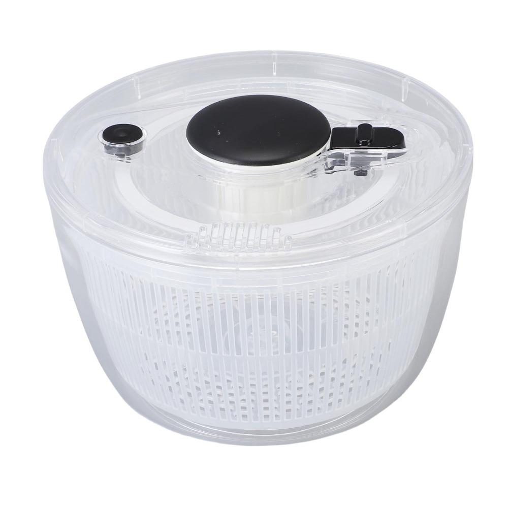 Transparent Black Vegetable Washer Spinner Bowl Vegetable Spinner  Vegetables and Fruits