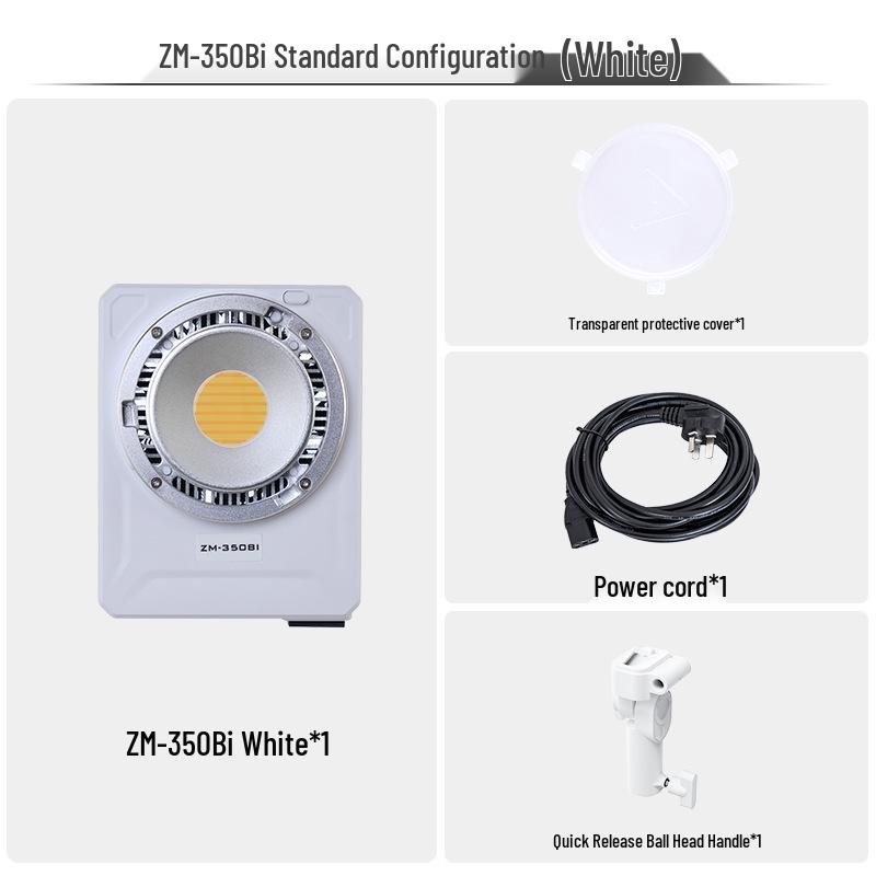 ZM-350Bi 300W Soft Light Lamp for Live Streaming & Portrait Photography