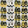 Boston Bruins NHL Hockey Jersey Uomo Cotone Sportswear Fan del Ghiaccio Abbigliamento Autunnale