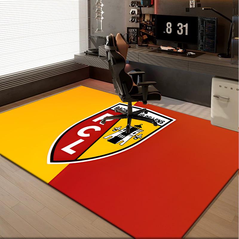 1PC rug Racing Club Lens Crest Carpet, Chair Rug,Area Rug for Office Bedroom living rooms bedroom, Doormat decor Christmas fan gifts