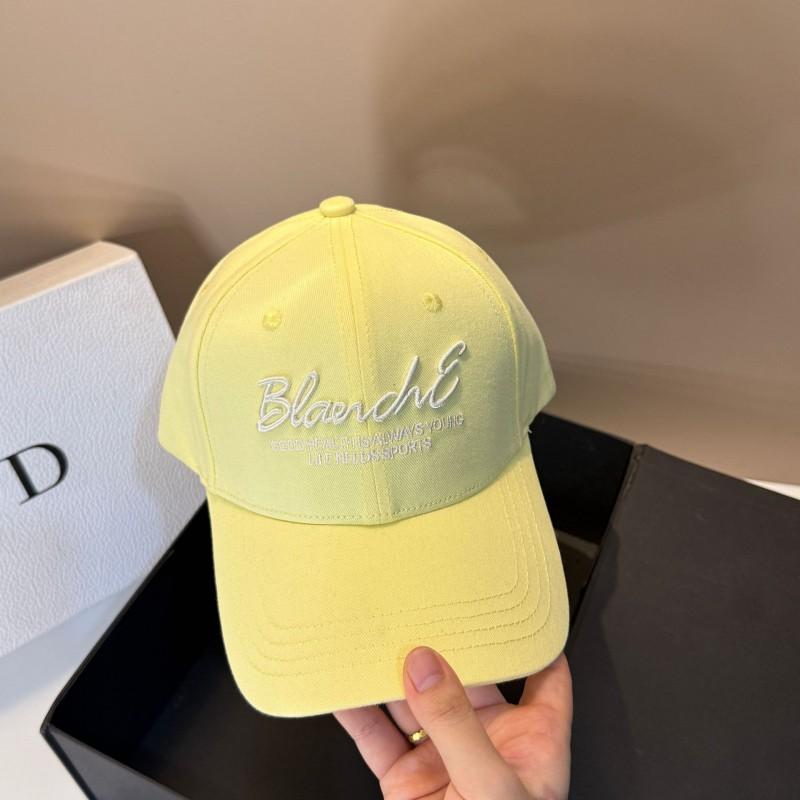 High-Quality Embroidered B Letter Baseball Cap Outdoor Slim Face Sun Hat Lightweight Couple