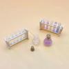 Dollhouse Rack Model 12 Laboratory Tool Set Mini Test Tube Dropper Measure Cup Dolls House School Scene Toys 1:12