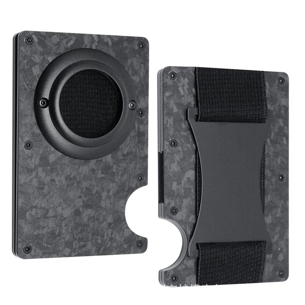 Forged Carbon Fiber RFID Blocking Metal Card Holder