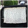 Cute Cartoon Window Shade Suction Cup Car Window Cover Universal Sunshade Curtain  Car Interior