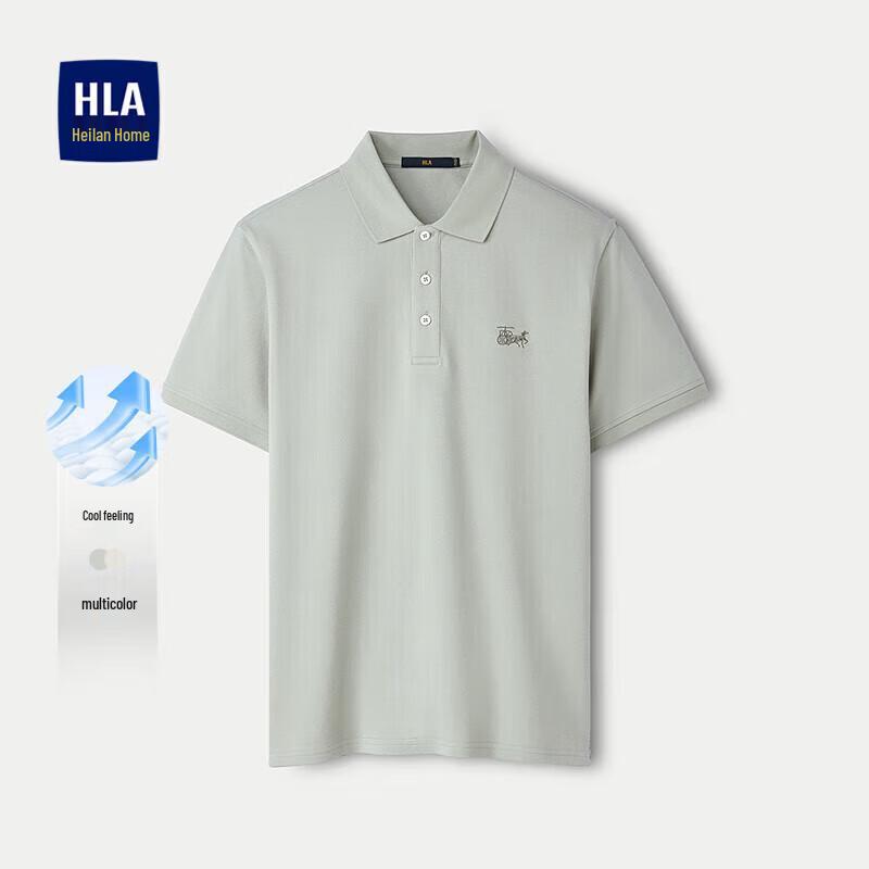 HLA Men s Short Sleeve Polo Shirt M