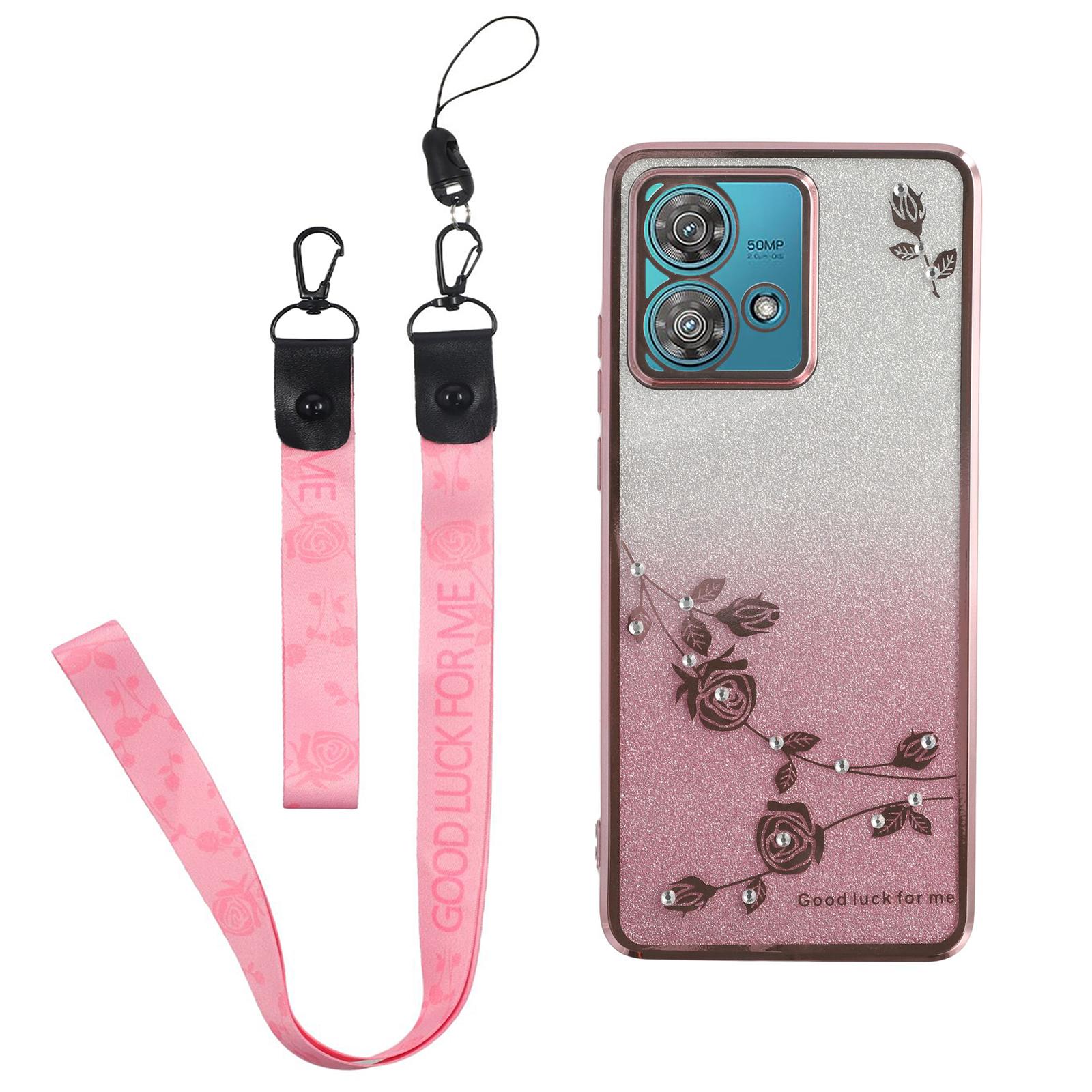 Rose Gold Flower Pattern