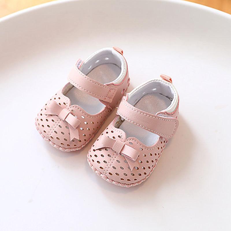 Baby Girl Princess Sandals With Soft Sole And Velcro Closure For Summer Comfort