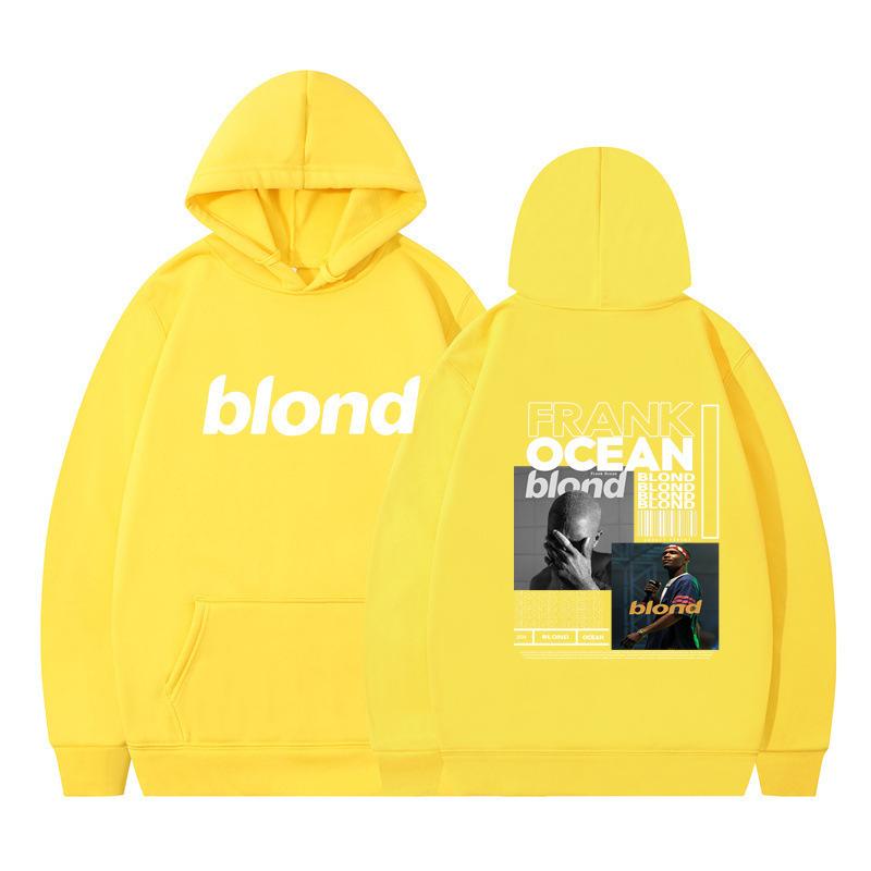 2024 Außenhandel Neu Blond Grenzüberschreitend Herbst/Winter Neu Fleece Lässig Kapuzenkragen Unisex Kapuzenpullover