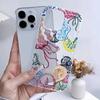 Summer Ocean Turtle Pattern Transparent TPU Phone Case For  Redmi Note 12 4G 11 13 Pro Plus 5G 11S 12S 10S Airbag Cover