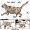 Thumbs Up Cat Figurine - Coffee Shop Ornament with Short-haired, Ragdoll, and Countryside Cat Designs