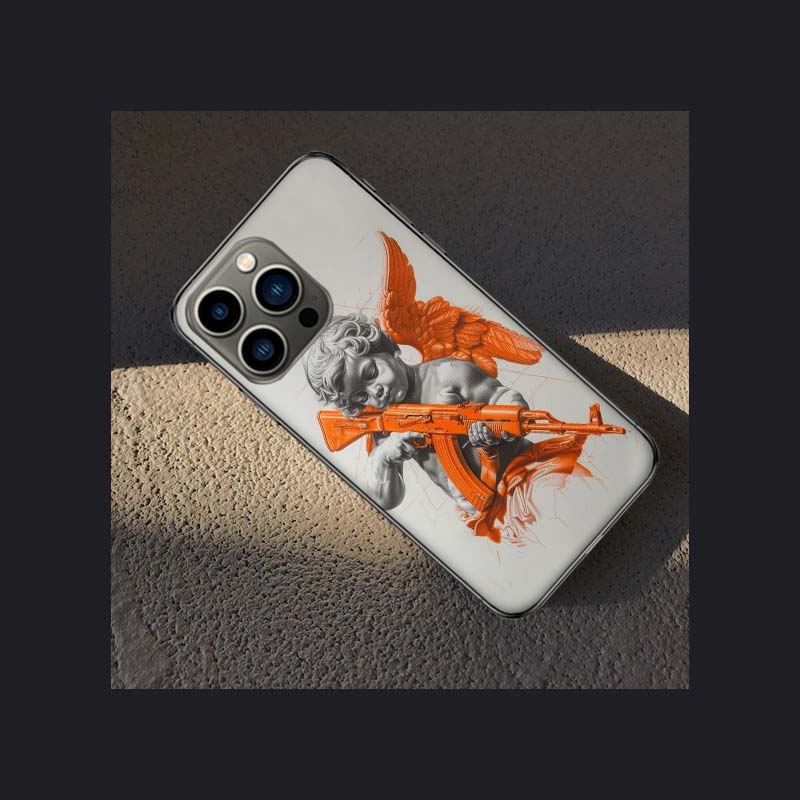 A Sturdy And Reliable AK47 Phone Case For Apple Iphone 16E 16 Pro Max 15 Plus Soft 13 12 Mini Cover 11 14 Pro Max Capa 8 7 SE Sh