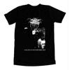 T-shirt Unisex a Maniche Corte con Girocollo in Cotone Black Metal Darkthrone A Blaze In The Nothern Sky