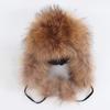 On Sale Real Fox Fur Women's Russian Ushanka Aviator Trapper Snow Skiing Hats Caps Earflap Winter Ladies Fox Fur Bomber Hat
