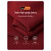 Women's Long Red Knit Dress with Coat Layer, Slim Fit, Pear Shape - Perfect for Autumn and Winter