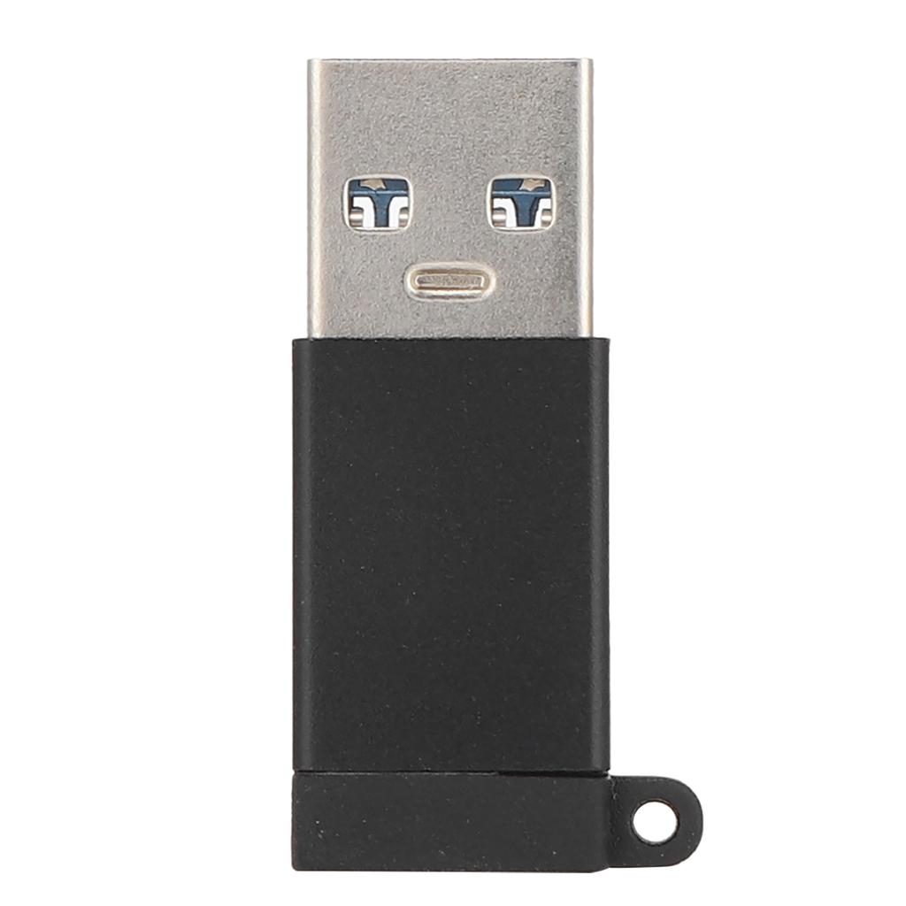 Adapter USB3.0 to TypeC USB C to USB OTG Plug Play Conversion Head for Data  (Black )