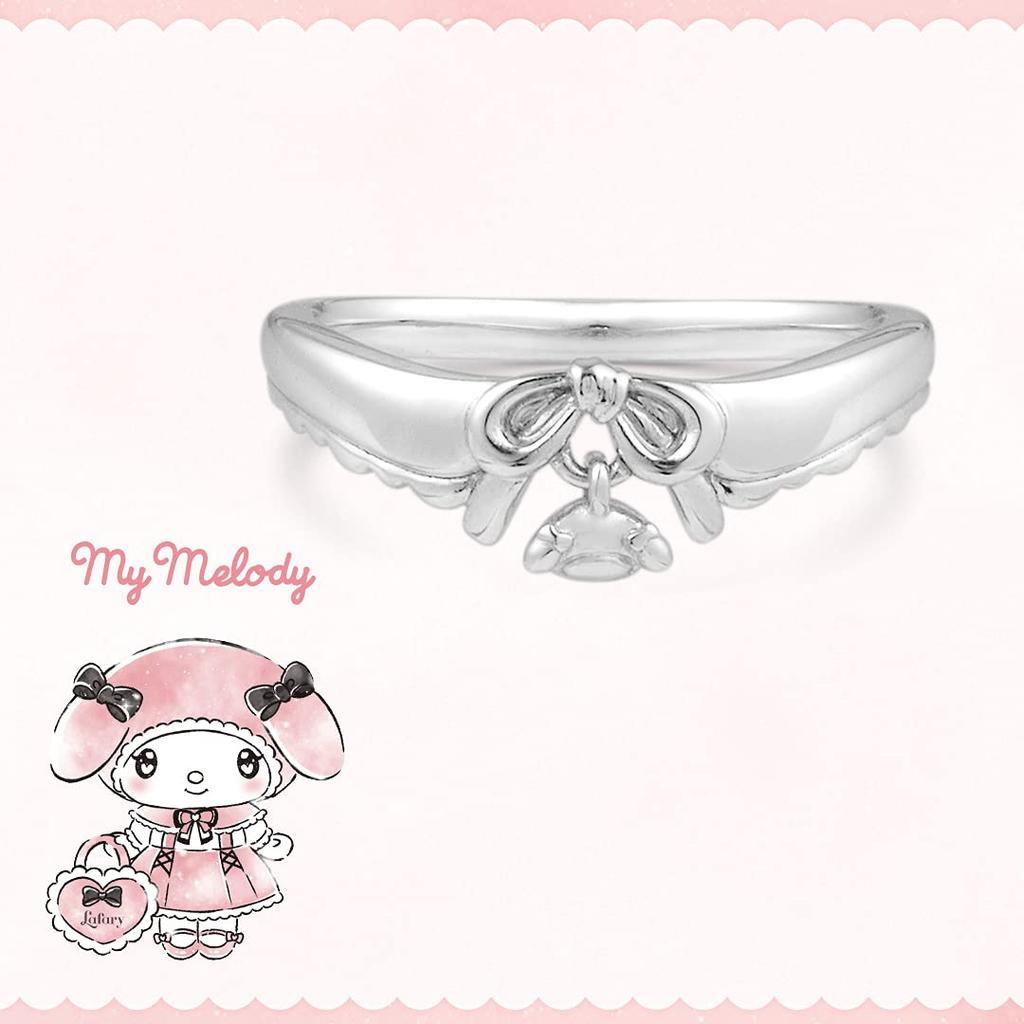 Sanrio My Melody Goods Ring My Melody Ruffle Color Ring Silber Accessoires Schmuck Geschenk [U-Treasure] Damen (Nein. 7)