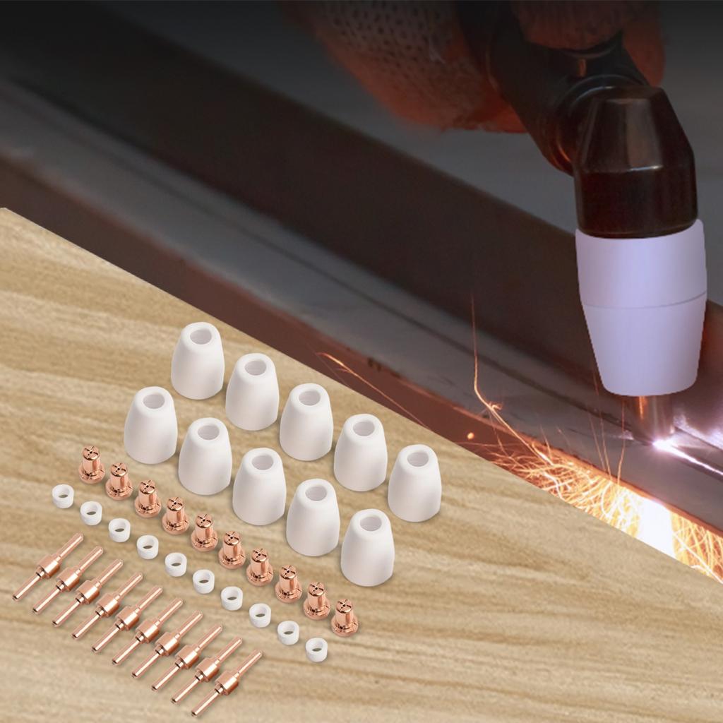 Extended Use Plasma Cutting Tips Pack of 10 Electrodes and More Total 30pc