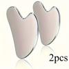 Stainless Steel Facial Thin Gua Sha Tool Ergonomic Design for Improved Blood Circulation & Wrinkles Durable Skincare Tool