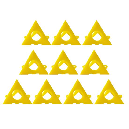 

10 шт. стойка пирамидальная для художника, прочная мини-конусная стойка для рисования, холст, дверь, треугольная стойка жёлтый