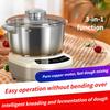 Automatic Stainless Steel Flour Mixer Large Capacity Flour Mixing Machine Small Household Doughmaker Bread Machine