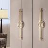 Durable Brushed Finish Cabinet Door Handle Gold Chinese Style Wardrobe Door Handle Lengthened Cabinet Door Knob Cupboard