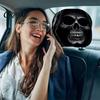 Humorous Car Seat Protectors Scary Ghost Face Headrest Covers, Funny Expression Auto Universal Vehicle for SUV Truck, Elastic Interior Accessories Fit