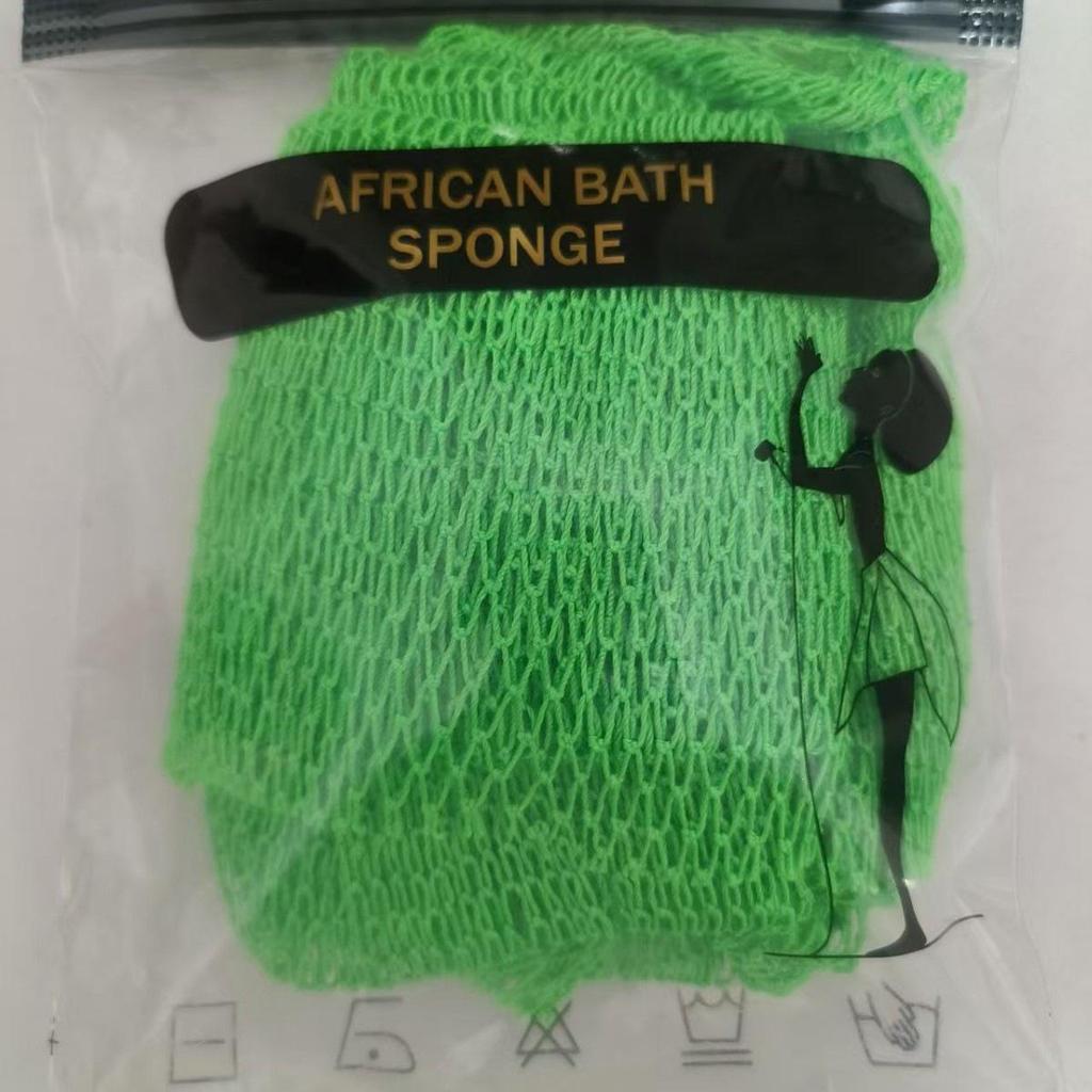 African Nylon Exfoliating Towel: High Elasticity Sauna Towel for Gentle Skin Exfoliation, Dirt Removal & Instant Bath Sponge Conversion.