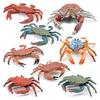8Pcs Realistic Sea Animal Figures Simulation Static Crab Figurine Cognitive Educational Model