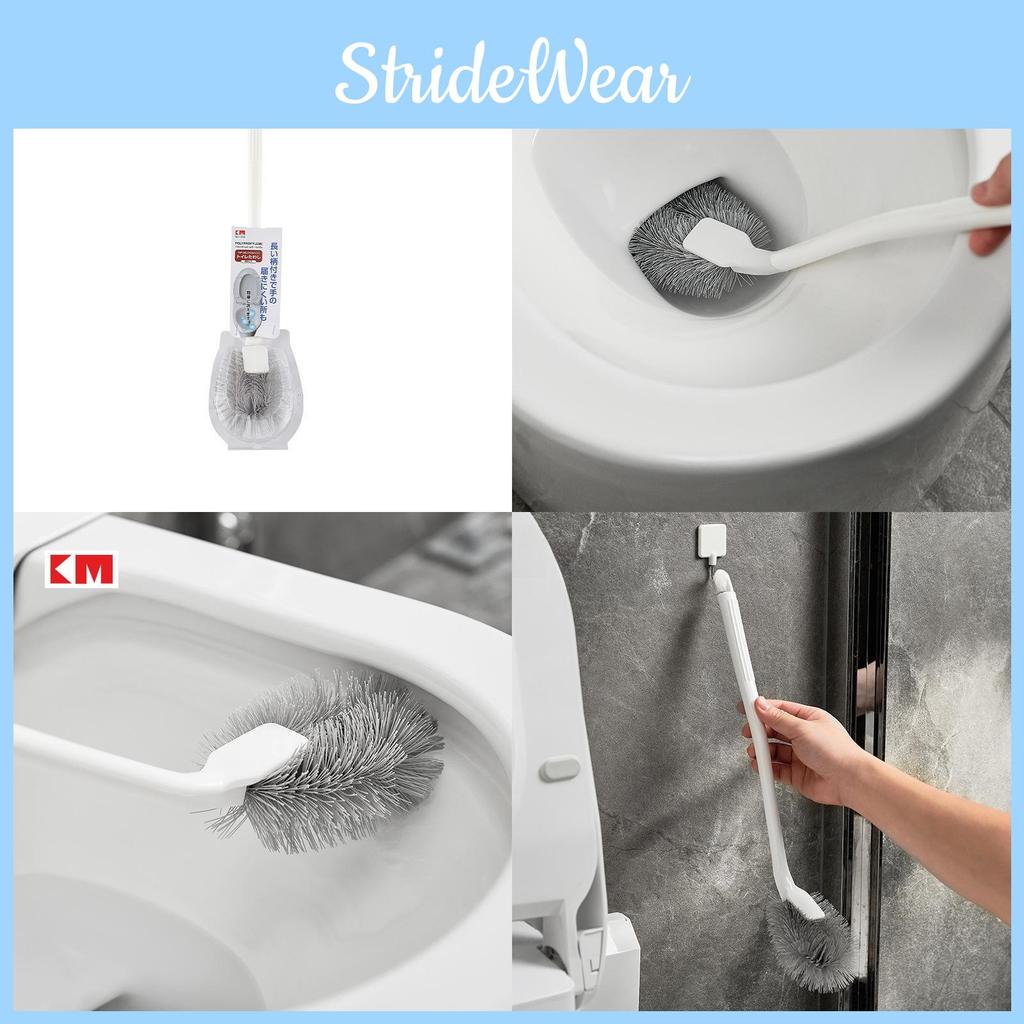 Toilet Soft Bristle Brush For Multi Surface Cleaning In Bathroom And Home