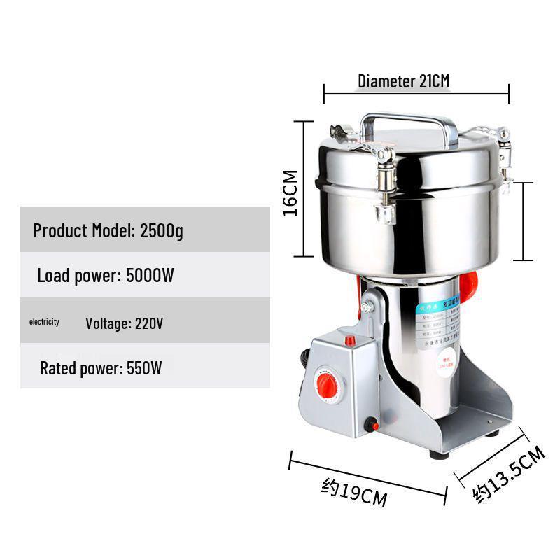 Stainless Steel Multi-Functional Electric Grain & Cereal Crusher Machine