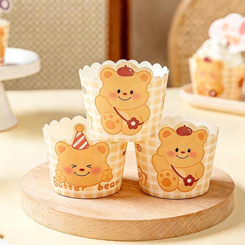 Мультяшные бумажные стаканчики для выпечки кексов Meidi
