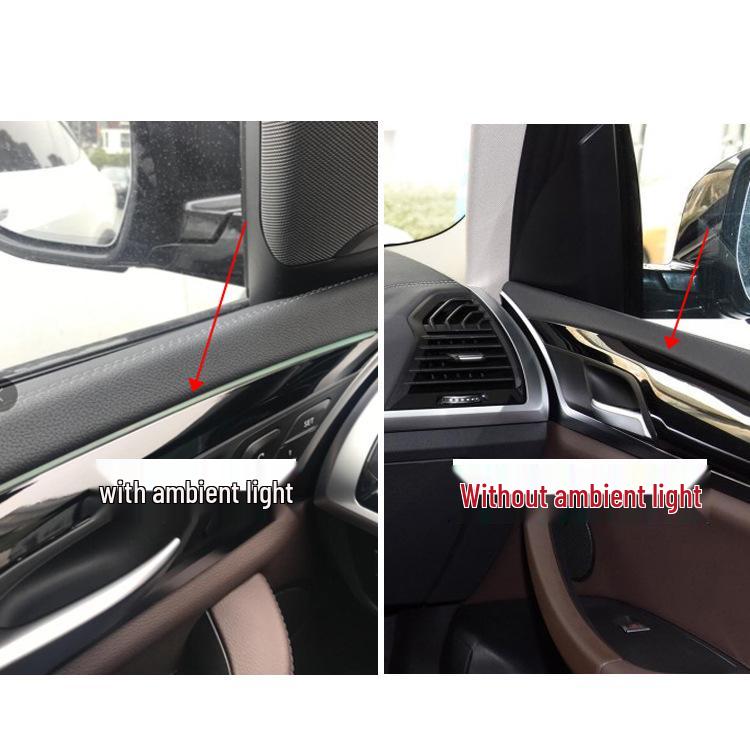 Kohlefaser-Innenaufkleber für 18-20 BMW X3/X4 G01 G02 Mittelkonsolen-Verbesserung