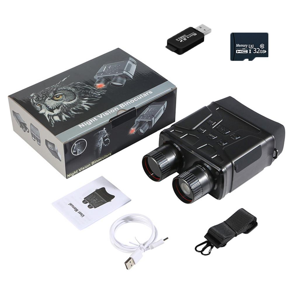 R6 1080p Professional Rechargeable Infrared Binoculars Telescope 5x Digital Zoom 300m Night Vision Device For Hunting Camping