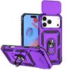 Lens Flip Magnetic Ring Holder Cover Protection Phone Case for iPhone 17 Air 16 15 14 13 12 11 Pro Max XS X XR 7 8 Plus Cover
