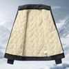 Warm Winter Lambskin Three-Piece Set: Thick Plush Coat & Casual Trousers, Windproof & Cold-Proof.