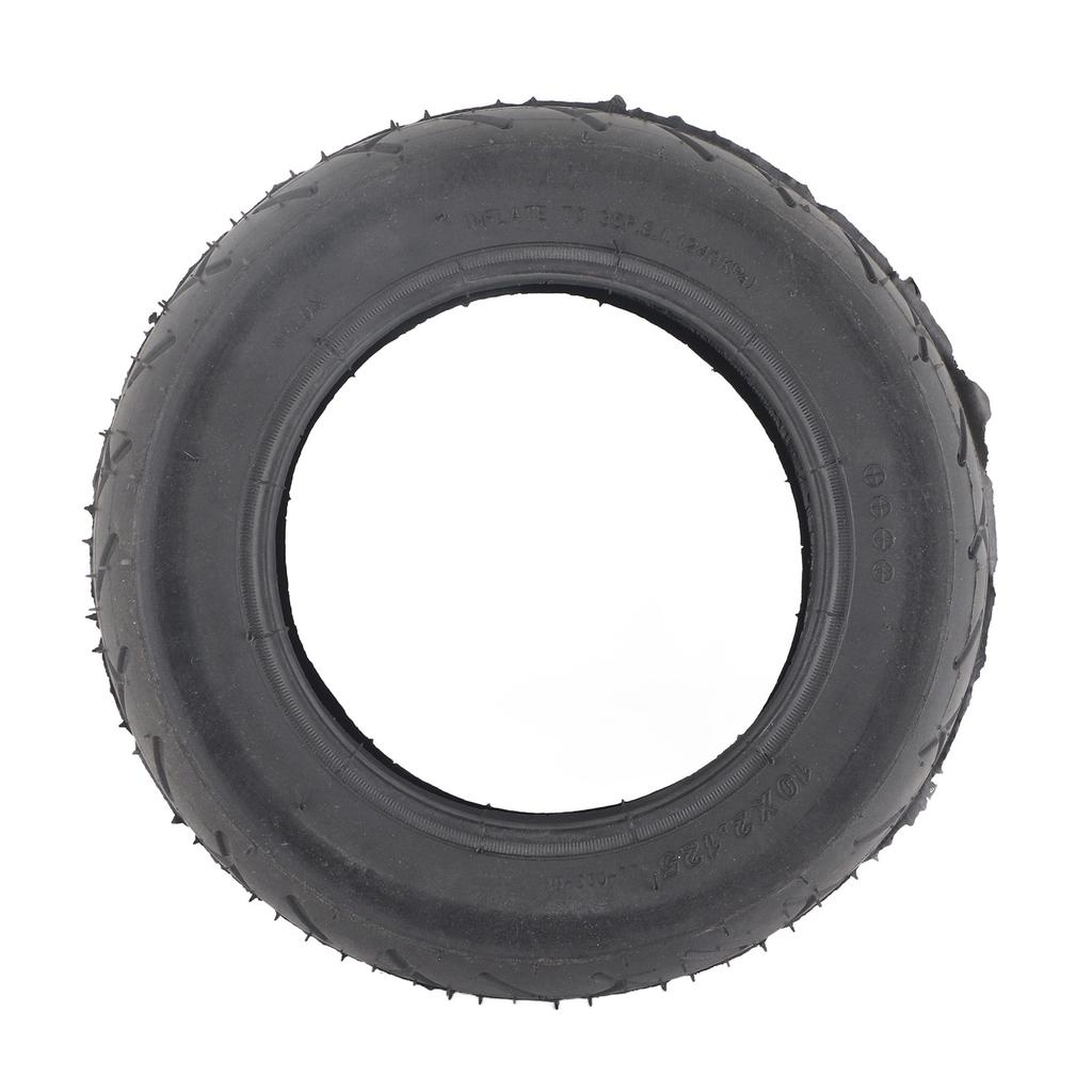 Electric Scooter Tire Rubber Sturdy Shock Resistant Buffering Groove Inflation Tyre 10x2.125