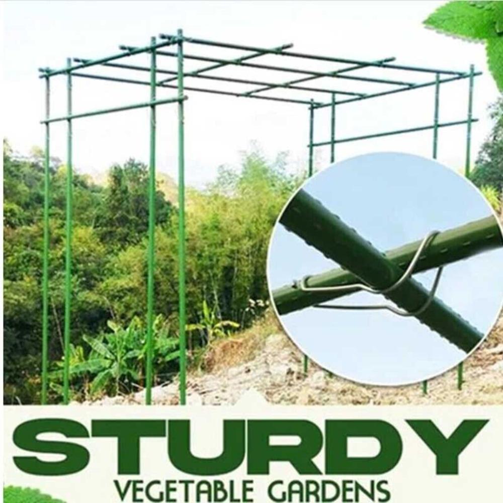 15/20pcs Fixed Buckle Grafting Stakes Connector Plant Cages Connector  For Vegetable Garden