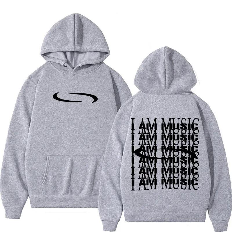 Playboi Carti I AM MUSIC Logo Hoodie Opium Ken Carson Narcissist Tour Antagonist Rap Sweatshirt Men Casual loose Oversized Hoody
