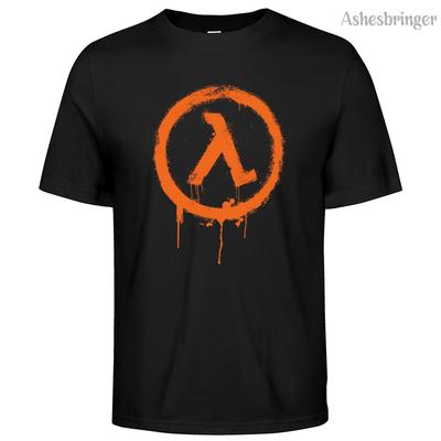 Pánské bavlněné tričko s kulatým výstřihem a potiskem Half Life Street Casual Styl Topy pro muže a ženy
