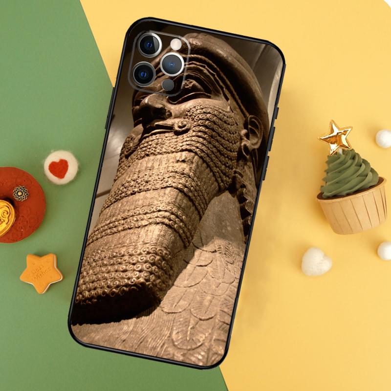 Lamassu Assyrian Mesopotamian Phone Case For iPhone 17 17Air 16 15 14 13 11 12 Pro Max 12 13 Mini 16E Shockproof Cover