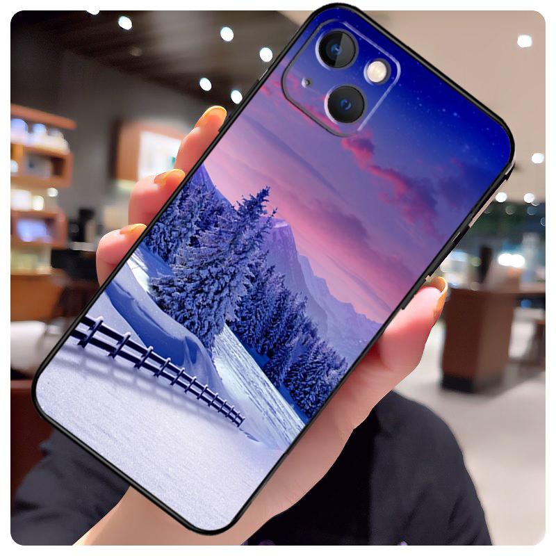 

Landscape Winter Light Snow Case For iPhone 13 Pro Max 16 15 11 12 14 17 Pro Max mini 15 16 Plus 16e 17 Air Phone Cover iPhone 12