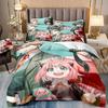Anime SPY FAMILY Anya Bedding Set Single Twin Full Queen King Size Bed Set Kids Bedroom Duvetcover Duvet Cover Pillowcase