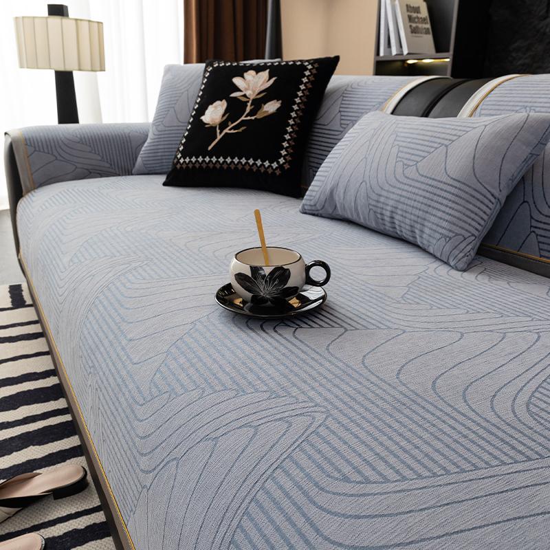 Four Seasons Living Room Non-slip Sofa Cushion Couch Sofa Covers Mat Chenille Slipcover Funda Sofa Mats