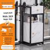 Salon Tool Cabinet with Universal Wheels: Perfect for Haircuts, Dyeing, and Perming