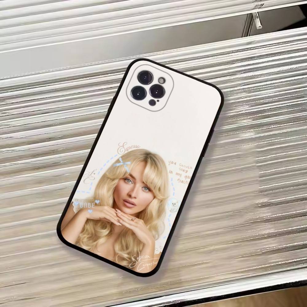 S-Sabrina C-Carpenter Singer Phone Case Silicone Soft For IPhone 17 16 15 14 13 12 11 X XR Plus Pro Max Plus